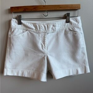 Ann Taylor White Classic Shorts